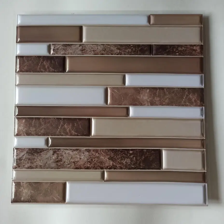 BSCI 3d wallpaper high quality wall tile sticker for kitchen and bathroom