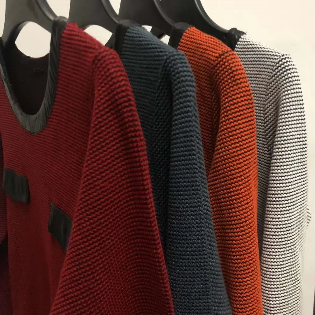 
Chandail Femme Sueter Mujer Pullover Autumn Spring Ladies Long Jumper Womens Knitted Sweater Girs Short Dress Stock Lot Garments 