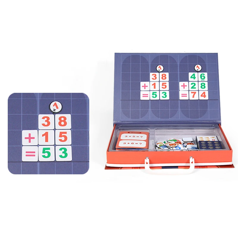 Customized Multi-function Counting Game Board Math Matching Cognition Educational Toy