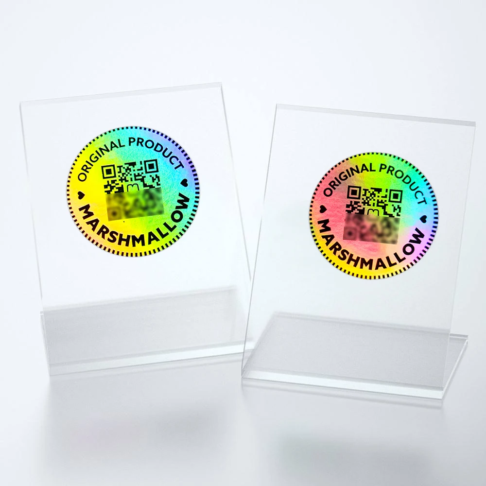 Holographic Paper Sticker Rainbow Customized Free Offer Canada Hologram Sticker