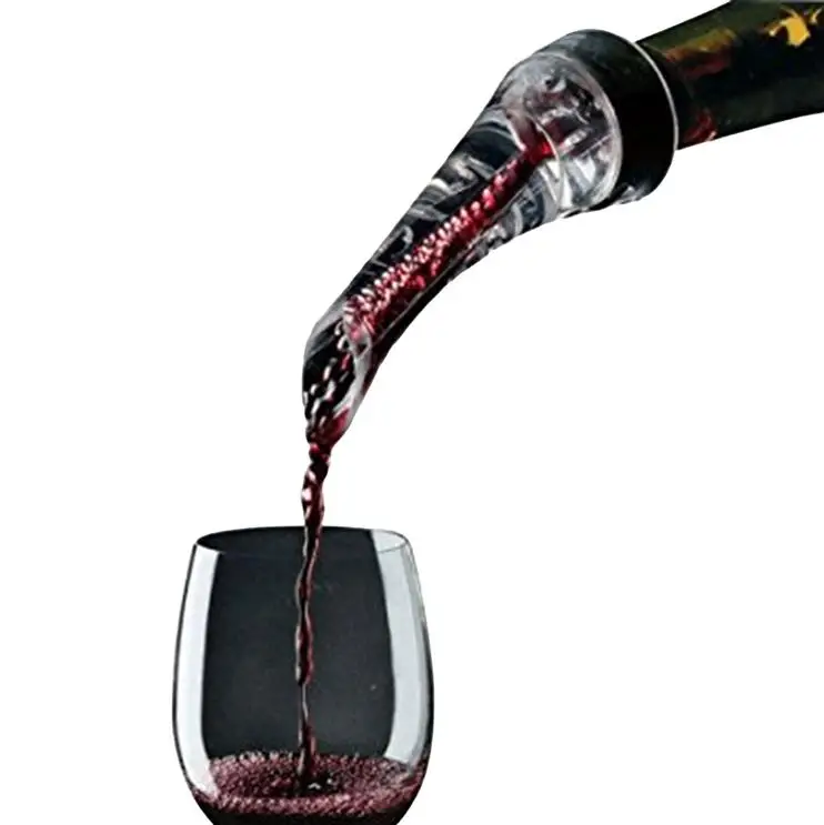 Magic Wine Decanter Red Wine Aerating Pourer Spout Decanter Wine Aerator Quick Aerating Pouring Tool Pump Portable Filter
