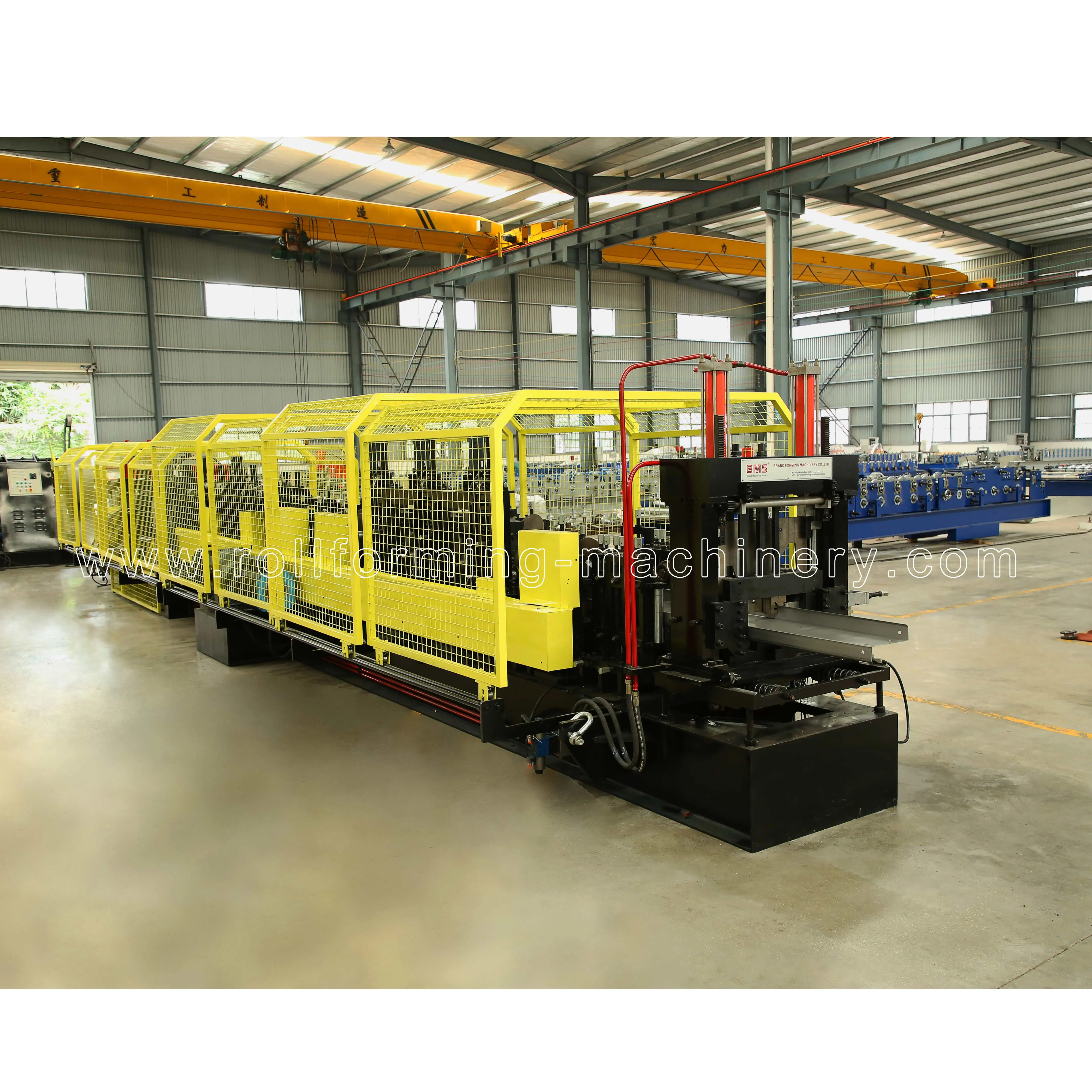 China BMS Manufacturing Steel Fully Automatic Cz Roll Form Purlin Machine