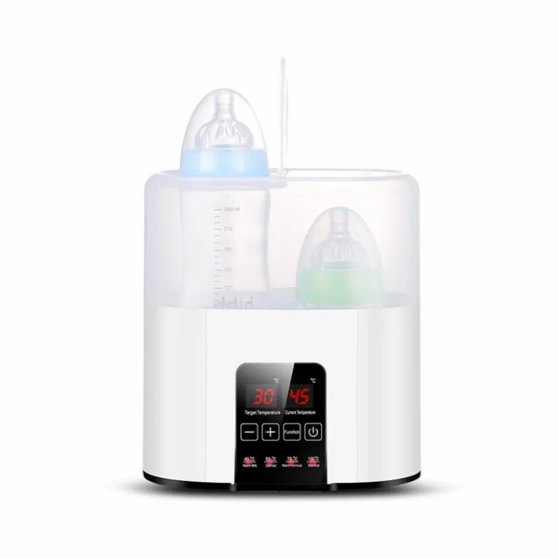 Smart TouchScreen 6 in1 Double Bottle Warmer Baby Formula Maker for Wide Narrow Neck Bottles Fast Warm For baby feeding