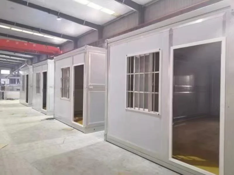 China Direct Sale 2 Colors Available Eco Friendly Container Houses Foldable Modular Home