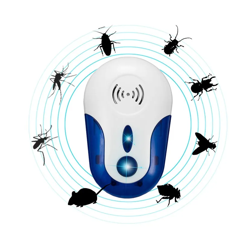 Factory High Quality Ant Mice Spider Mosquito Cockroach Insect rats Repeller Electronic Pest Control repellent with US / UK / EU