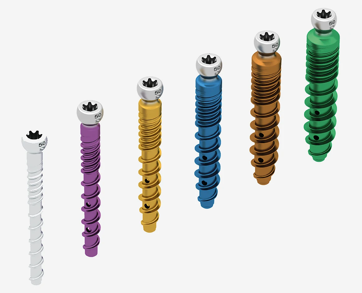 Титановый полиосевой винт для медицинской Фиксации Позвоночника и ортопедического инструмента
