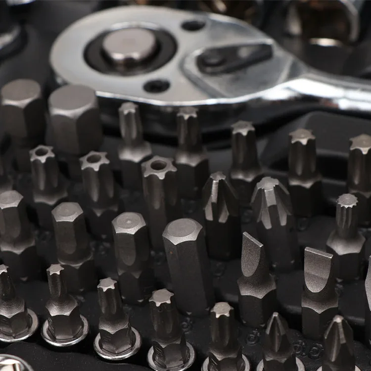 216 Pcs Tool Set ratchet wrench socket set home DIY repair tools kit