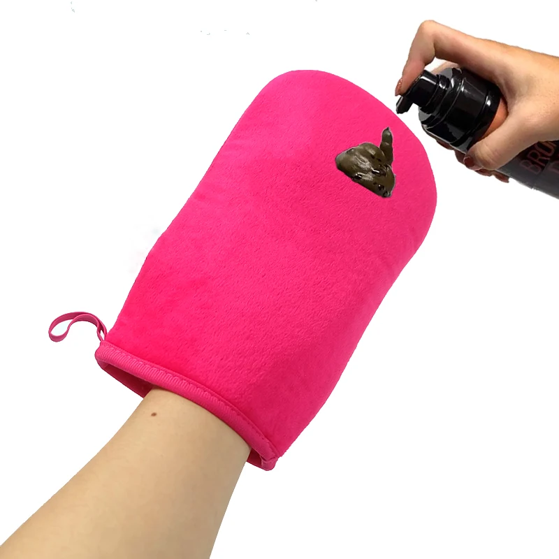 Factory Price Hot Sale High Quality Sunless Soft Velvet Self Tanning Mitt Eco Friendly