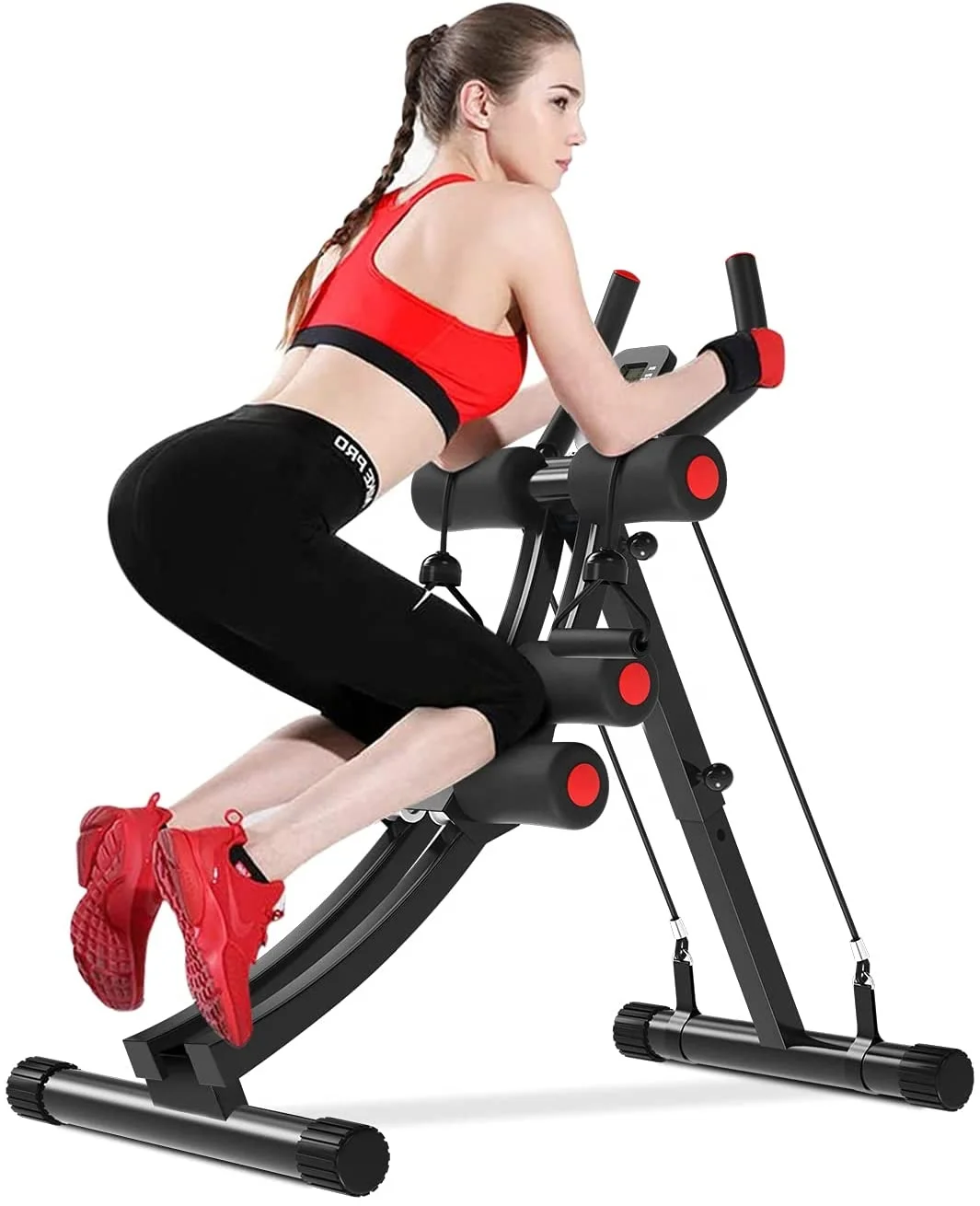 DDS 6503 abdominal Machine abs Workout Equipment for Home Gym Height Adjustable abdominal Trainer Foldable Fitness Equipment