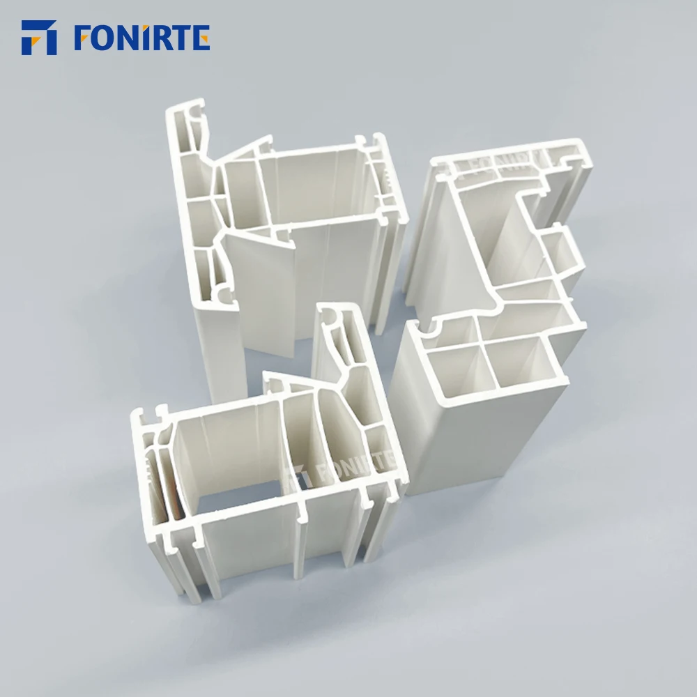Europe Russia hot sale OEM ODM pure white 82mm series casement pvc profile windows and door upvc profile