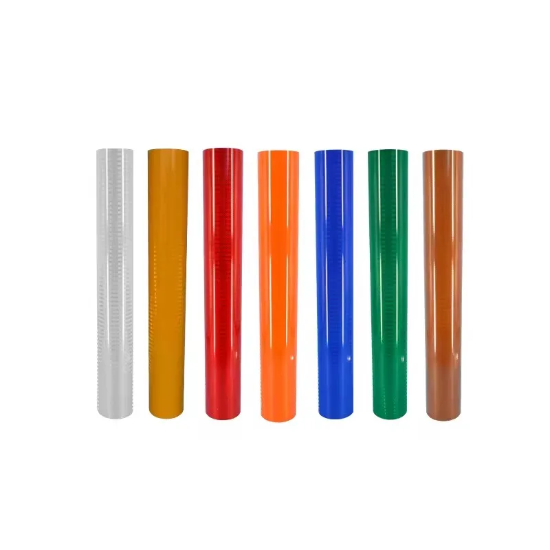 Factory Price High Intensity  Reflective Vinyl Film Sheeting Roll  Highlight Color Printable for Traffic Signs