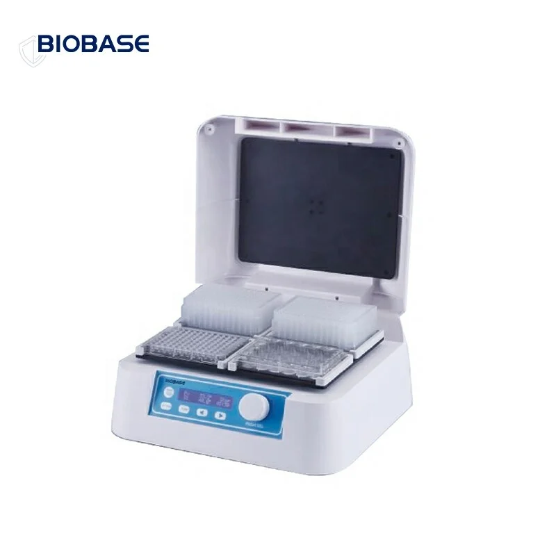 BIOBASE Microplate Shaker Incubator 4 ELISA Plates 200-1600rpm 5~80C Microplate Shaker