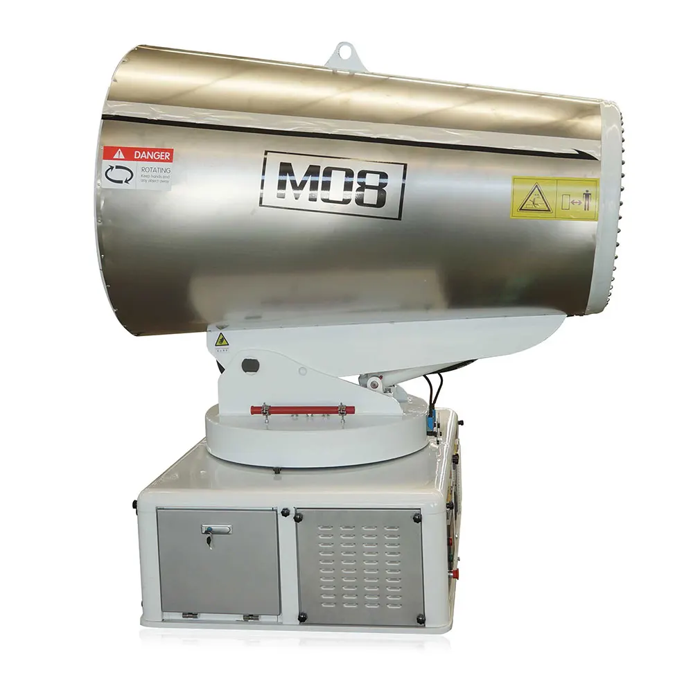 Made In China dust suppression fog cannon machine intelligent electric 80m dust fog cannon for cement plant ,thermal power plant