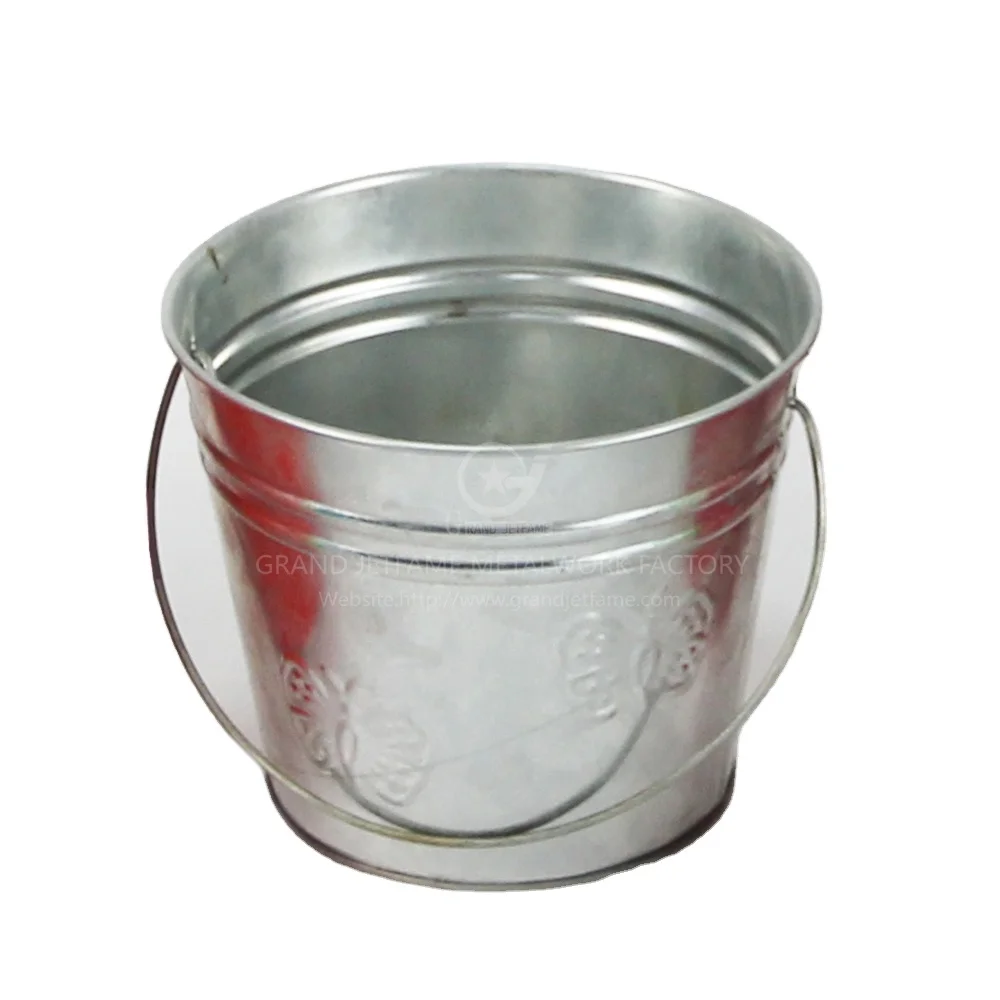 Galvanized metal pots and planters decorative metal pots flower pot