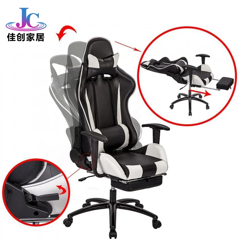 Anji nice pirce  swivel leather ergonomic gaming chair