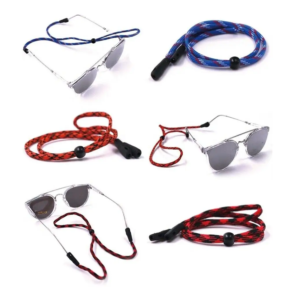 Anti-slip custom adjustable glasses sunglasses strap cord holder eyewear retainer