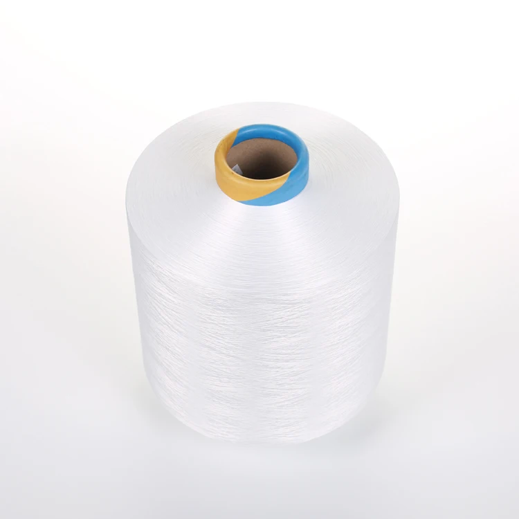 100% Polyester DTY Yarn 200/288 SIM Semi Dull Raw White Polyester Textured Yarn