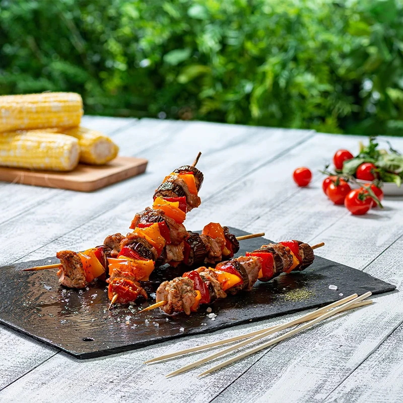 Wholesale bamboo sticks bbq skewers round bamboo sticks