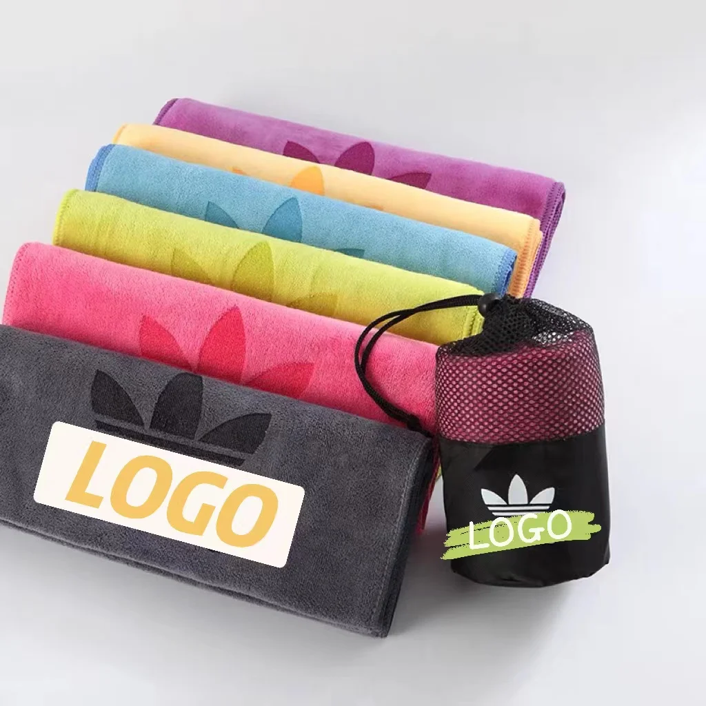 Microfiber custom Gym towel Yoga Sports Outdoor gym towels with logo custom gym towels Sweat absorbing and quick-drying