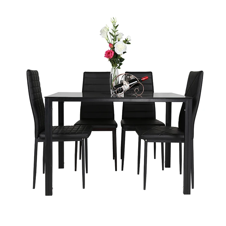 Modern Luxury Dining Table and  Dining Chair Set  dining room 4 chairs Restaurant  table