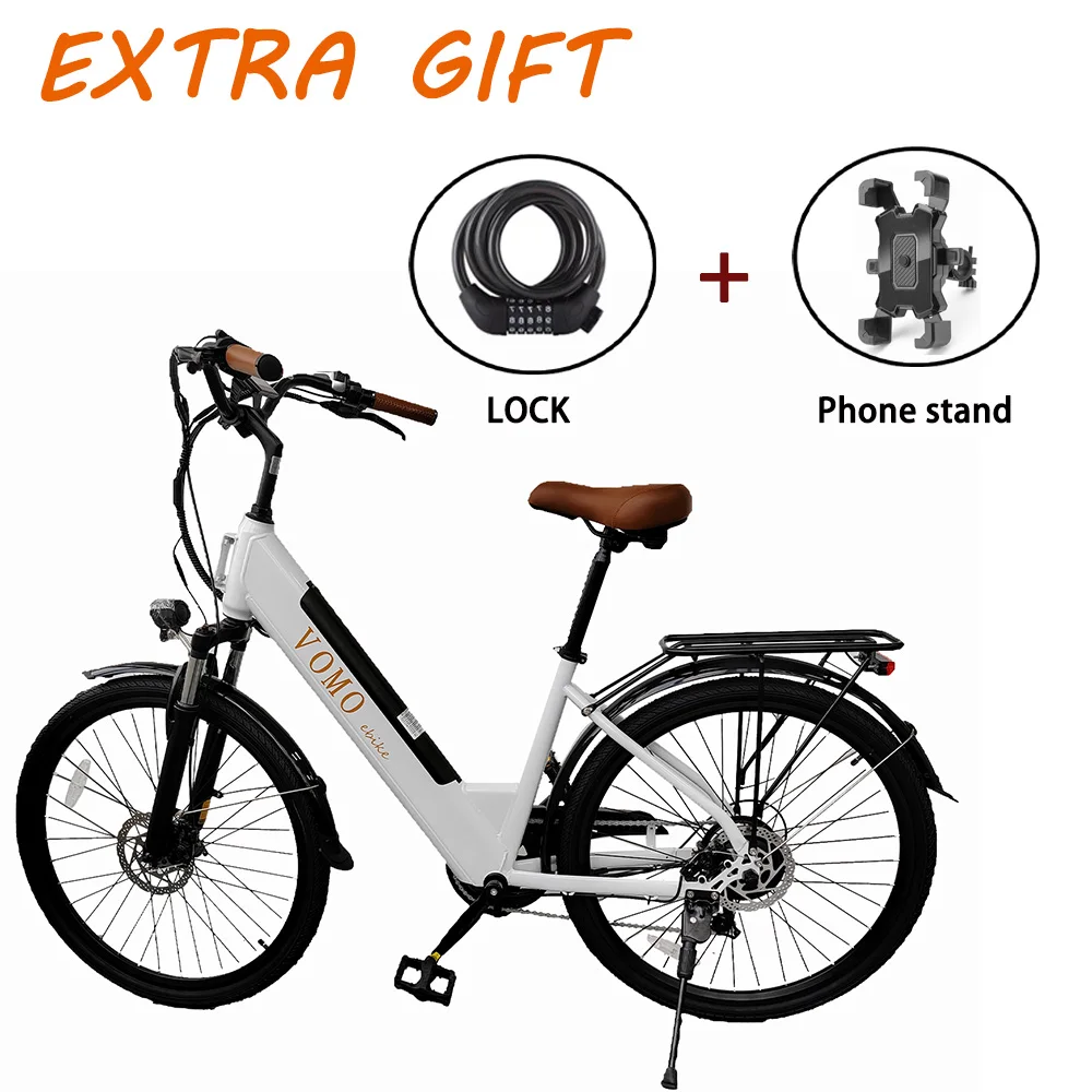 CS20 VOMO Skinny spining bike EU warehouse Factory Direct Price Step Through skinny Tire Ebike 250w Motor Ebike
