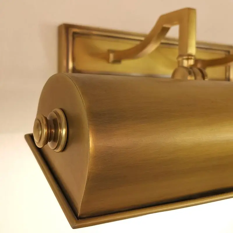 Hot Selling Villa Corridor Luxury Decorative Retro Style Wall Sconce Light Antique Brass Metal Classic Led Wall Lamp