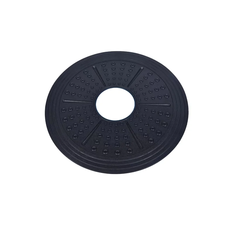 Custom logo high quality plastic round exercise fitness stability trainer wobble yoga twisting workout balance board