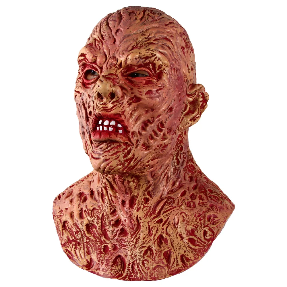 Film And Television Halloween Horror Movie Latex Human Face Ghost Headgear Jason Freddy Mask