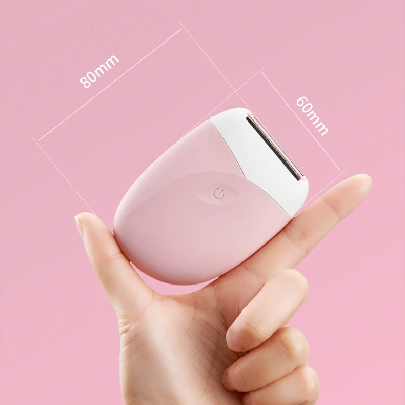 Waterproof Womens Mini Electric Razor Facial Hair Removal Epilator Bikini Trimmer for Legs Body Face Underarms and Pubic