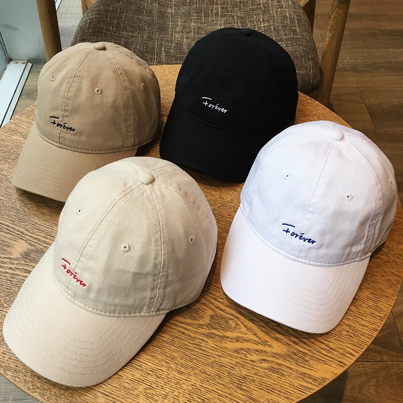 professional custom Casual puff embroidery cotton fabric men baseball caps hats