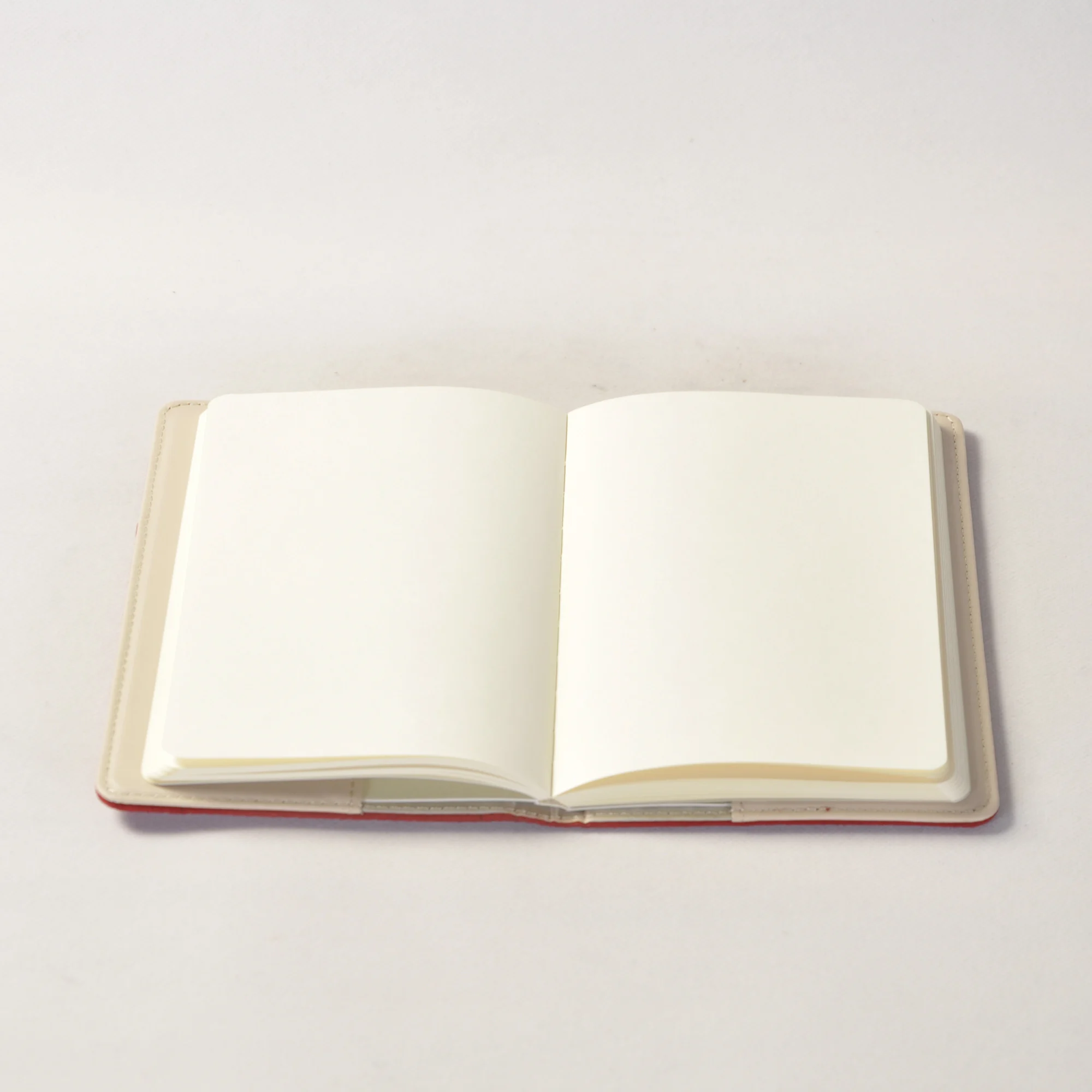 Customized Notebook PU Leather Cover Book Notebook Cover with Phone Mobile Pocket and Pen Slot