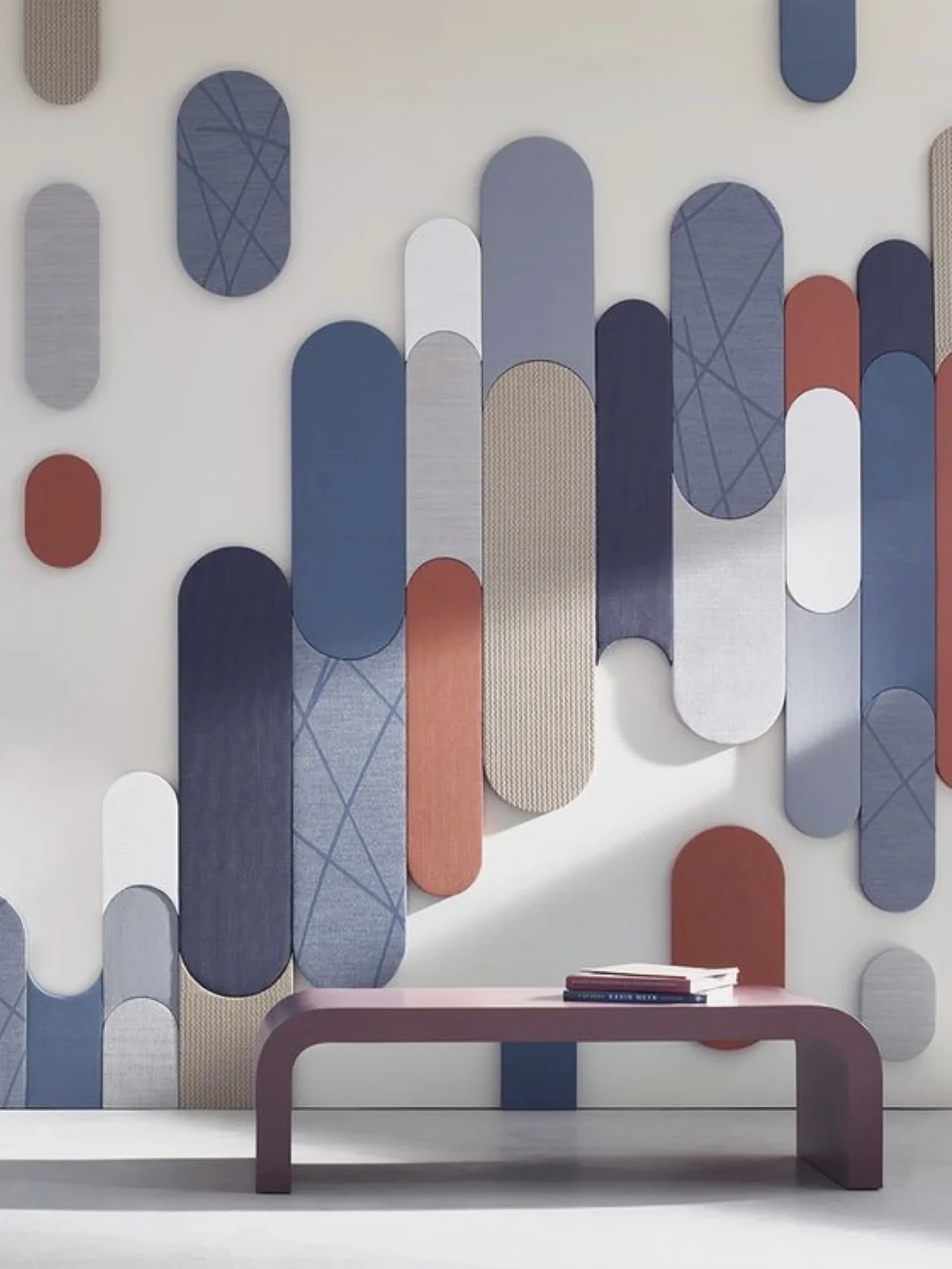 Qinsound Fabric Walling Sound Absorbing Panels 3D Clothing Fiberglass Acoustic Panel for Hotel KTV Studio