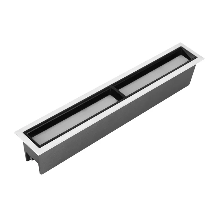 Широкий угол луча лезвия Черный Белый Grey Tri Light SMD офис 10 Вт 20 Вт 30 Вт Светодиодный линейный вниз свет