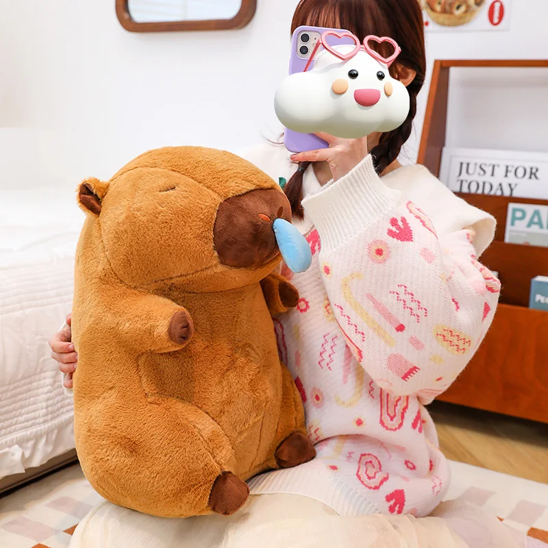 Capybara Pillow High Quality Custom Plush Toy Cute Interesting Stuffed Toys Gift For Children Kawaii Stuffed Animal Toy