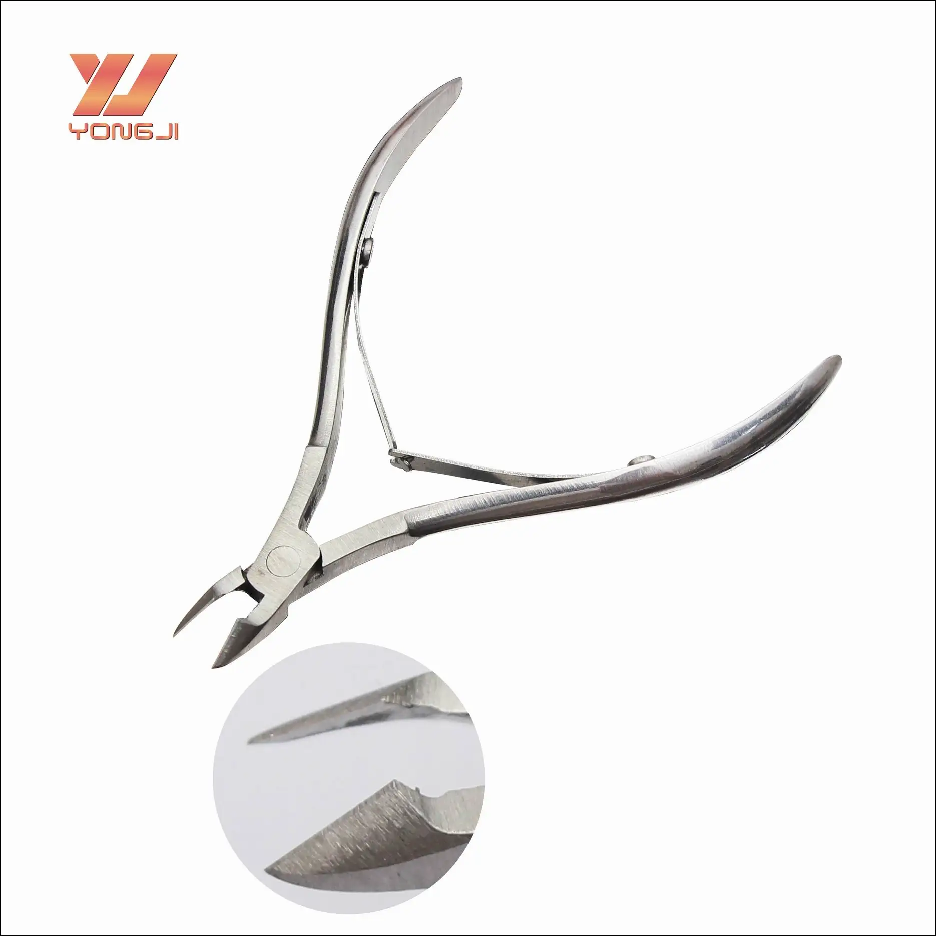 Factory hot sale silver cuticle nipper pedicure tools stainless steel cuticle nipper