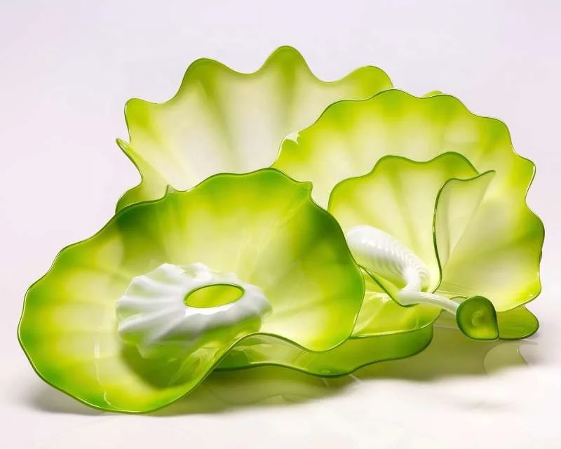 Newest Halloween Desk Handi Crafts Bowl Shape Ornament Murano Glass Art Work