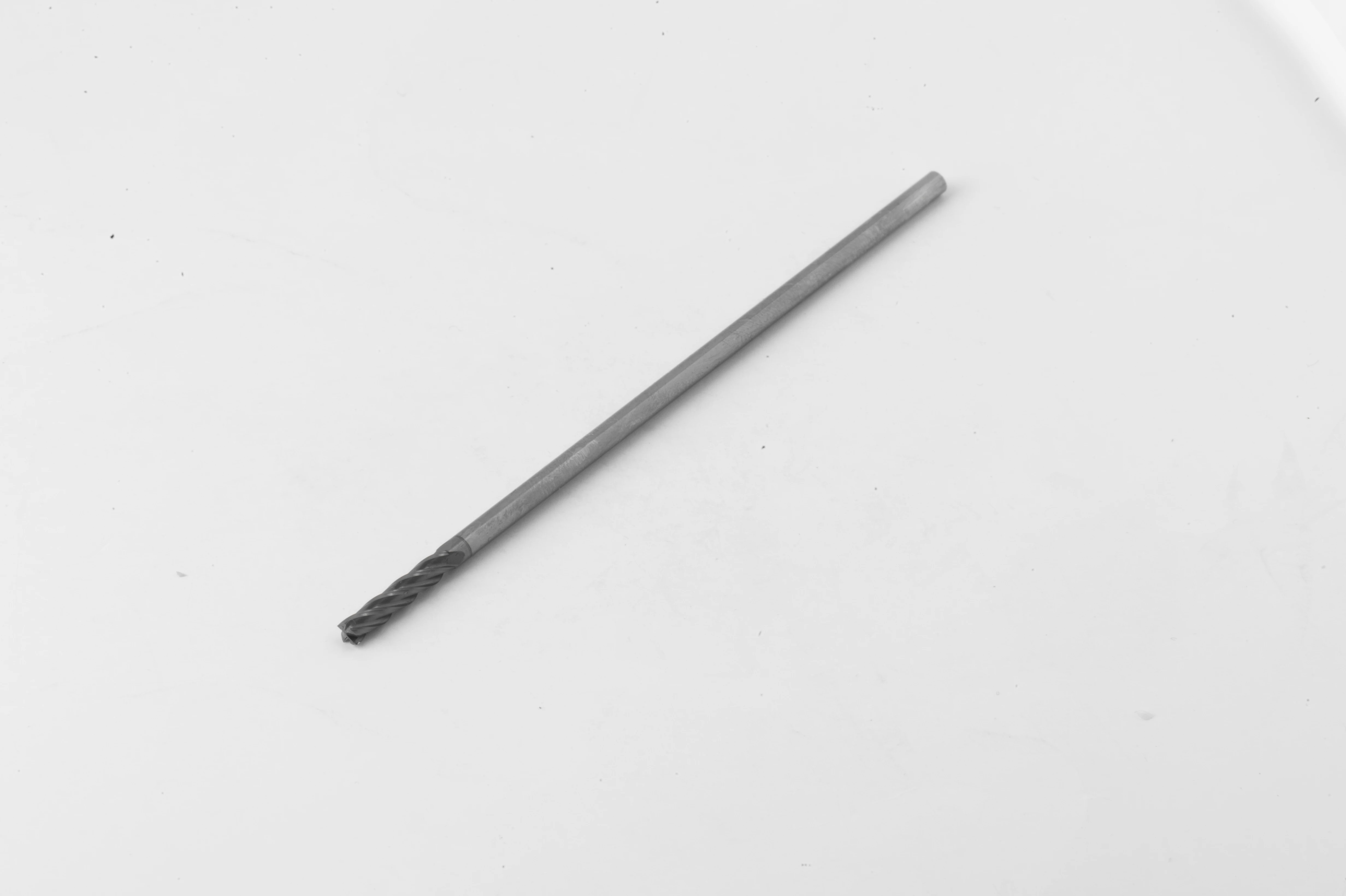 HRC45 Micro Carbide Four Edge Milling Cutter for Hand-made Working Process Wood CNC Milling Wood Acrylic Profile Tools Cutting