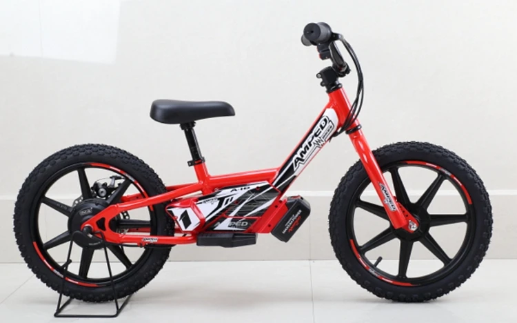 18V 100W 16 inches wheel Children Electric Balance Bike for 3-7 years old Children with 18V 5.2A Lithium Battery running bike