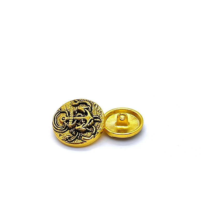 High Quality Fashion Designs Custom Metal Buttons Shank button for Clothing