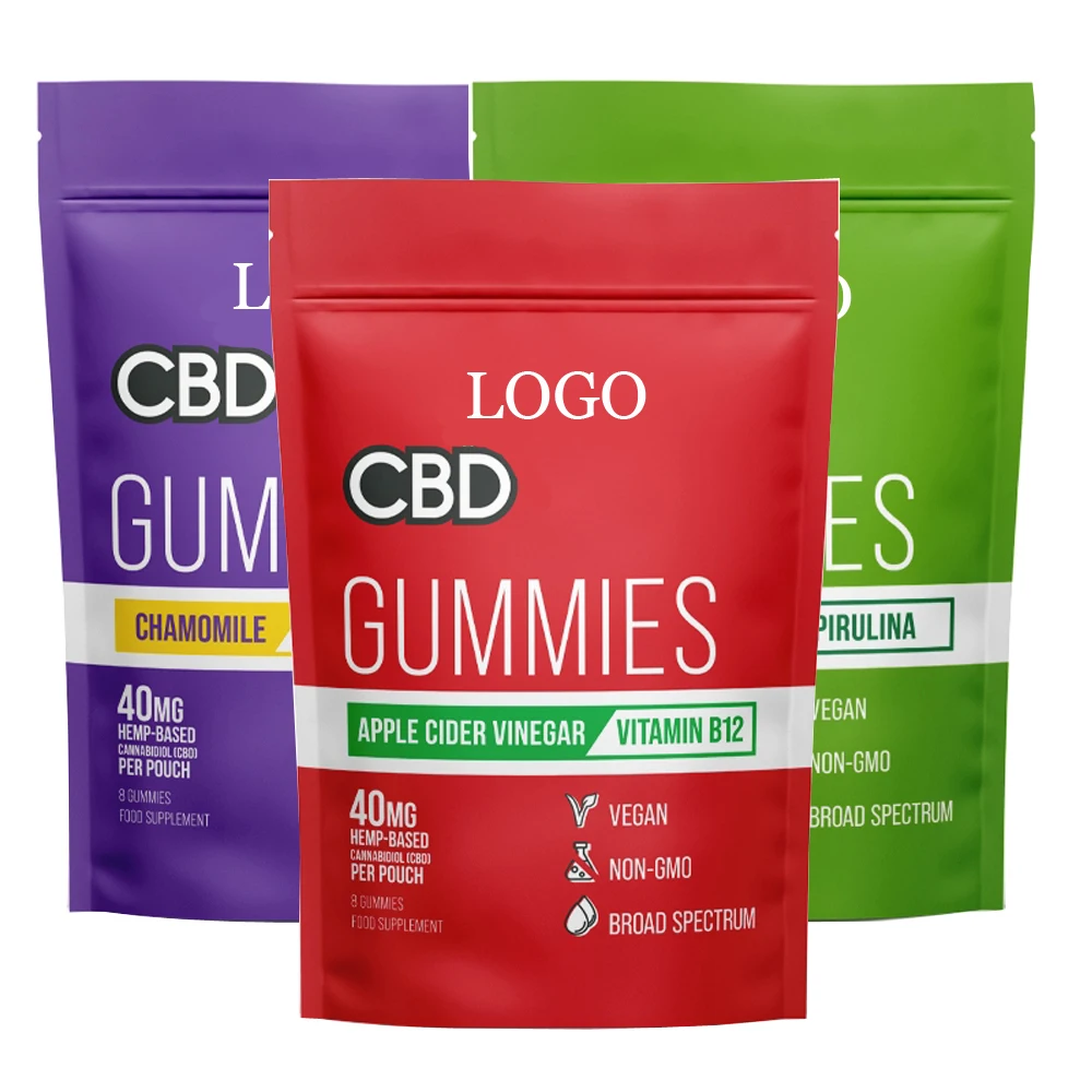 Лечебная добавка OEM Gummy Bears 100% натуральные безопасные жевательные резинки для снятия стресса вкусные расслабляющие