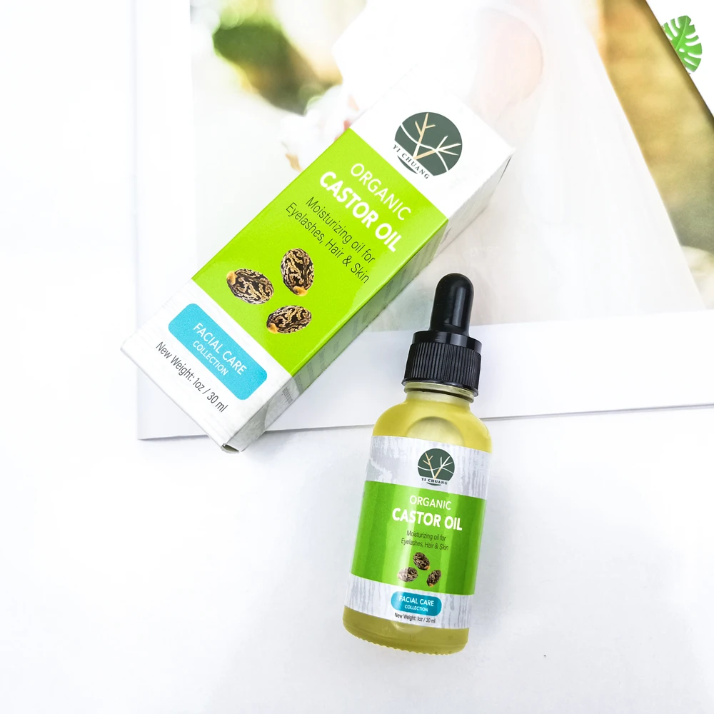 Собственная Марка, черное касторовое масло для детоксикации кожи головы, масло для роста волос, натуральное касторовое масло