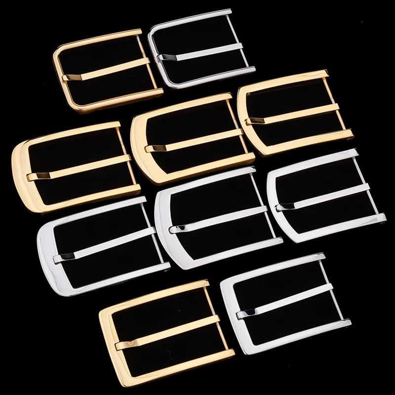 Wholesale Custom High Quality 35mm Pin Buckle Stainless Steel Pvd Plating Belt Buckle