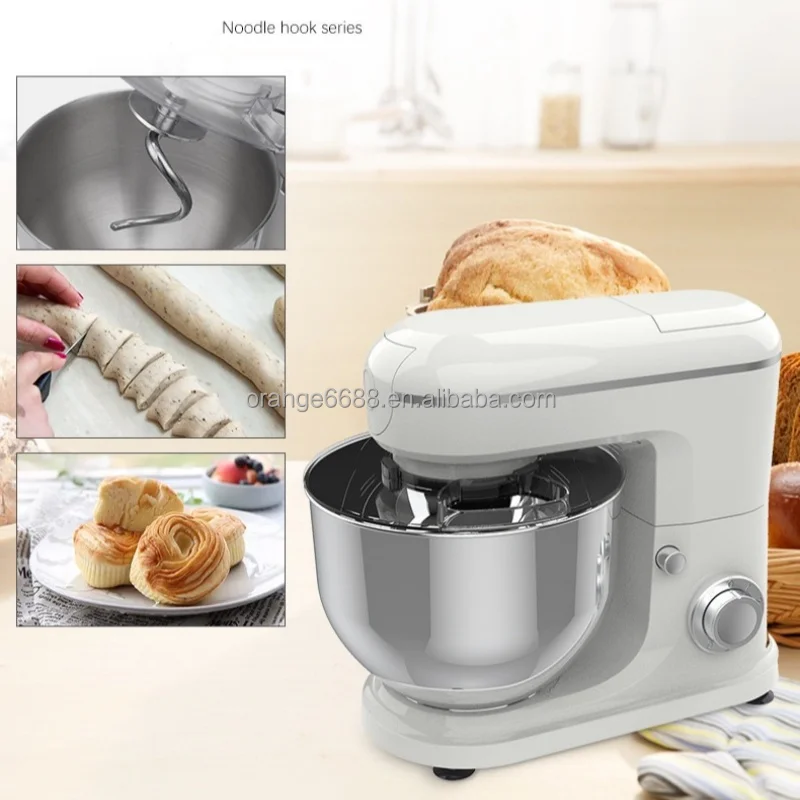 5L Kitchen Appliances Home 3 In1 Multifunctional Stand Mixer With Blender and Meat Grinder Parts Food Mixers