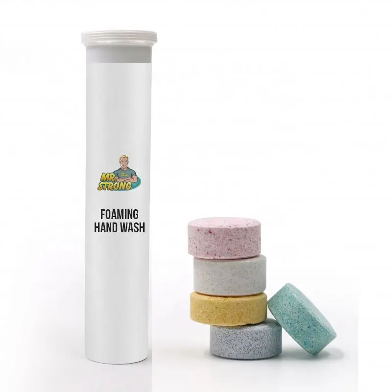 Professional factory foaming hand soap tablet for hand wash