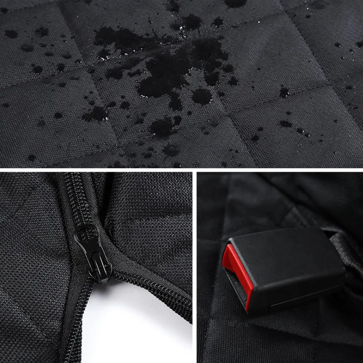 waterproof pet dog hammock car back seat all cover with pocket