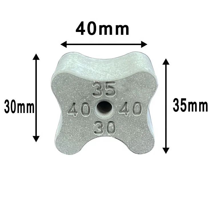 Fiber Concrete Spacer for Construction Accessories building materials manufactured in China Model YF30-40MM