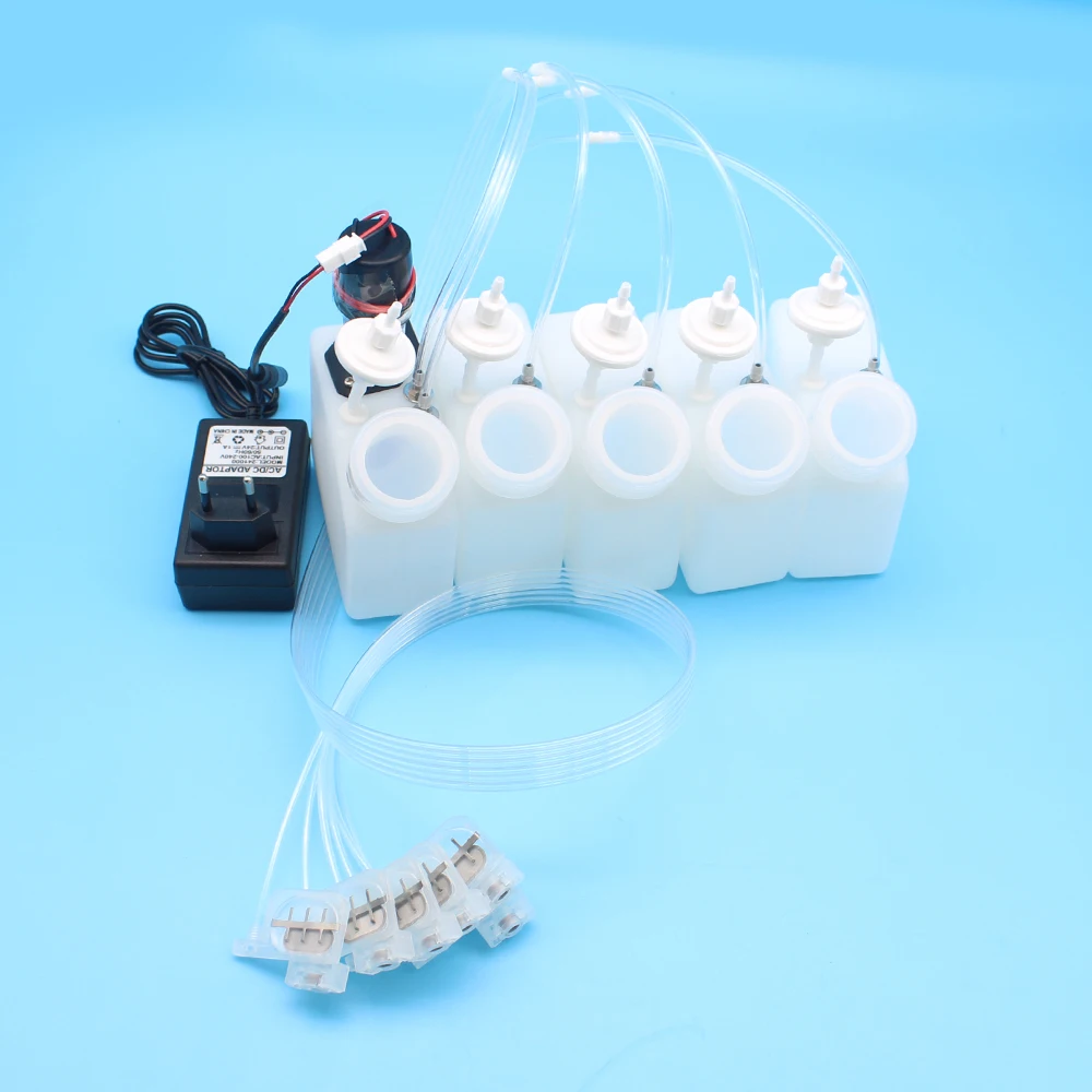 250 мл DTF белыми чернилами СНПЧ для Epson L1800 R1390 1400 1500W L800 L805 1430 1410 мешалкой миксер источник питания