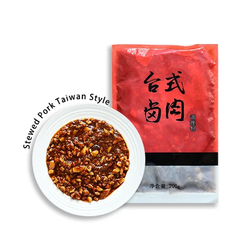 Factory Price Self-contained Healthy delicious Microwave heating Taiwan Style Stewed Pork Chinese traditional dishes for Dinner