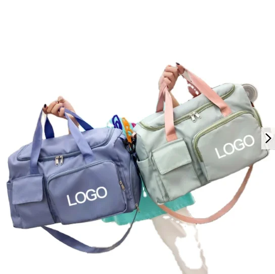 2024 New YCH Customized Logo Women Weekend overnight Gym sports Waterproof Luggage bag Travel bag for Duffel bag