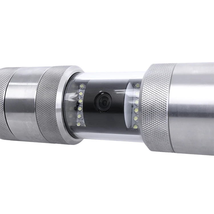 73mm 360 Degree Rotate HD Extremely Clear High Resolution Digital Signal Deep Well Borehole Dual Inspection Camera